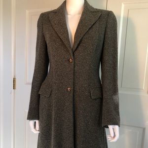 Loro Piana gray cashmere coat